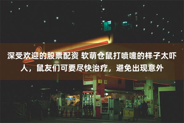 深受欢迎的股票配资 软萌仓鼠打喷嚏的样子太吓人，鼠友们可要尽快治疗，避免出现意外