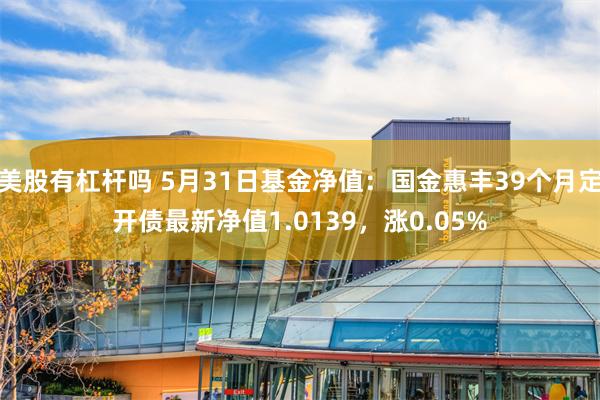 美股有杠杆吗 5月31日基金净值：国金惠丰39个月定开债最新净值1.0139，涨0.05%